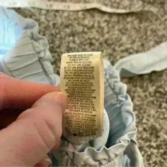 Cloth & Stone Shorts Womens Xs Freshwater Paper Bag Soft, Light Blue - Picture 4 of 8